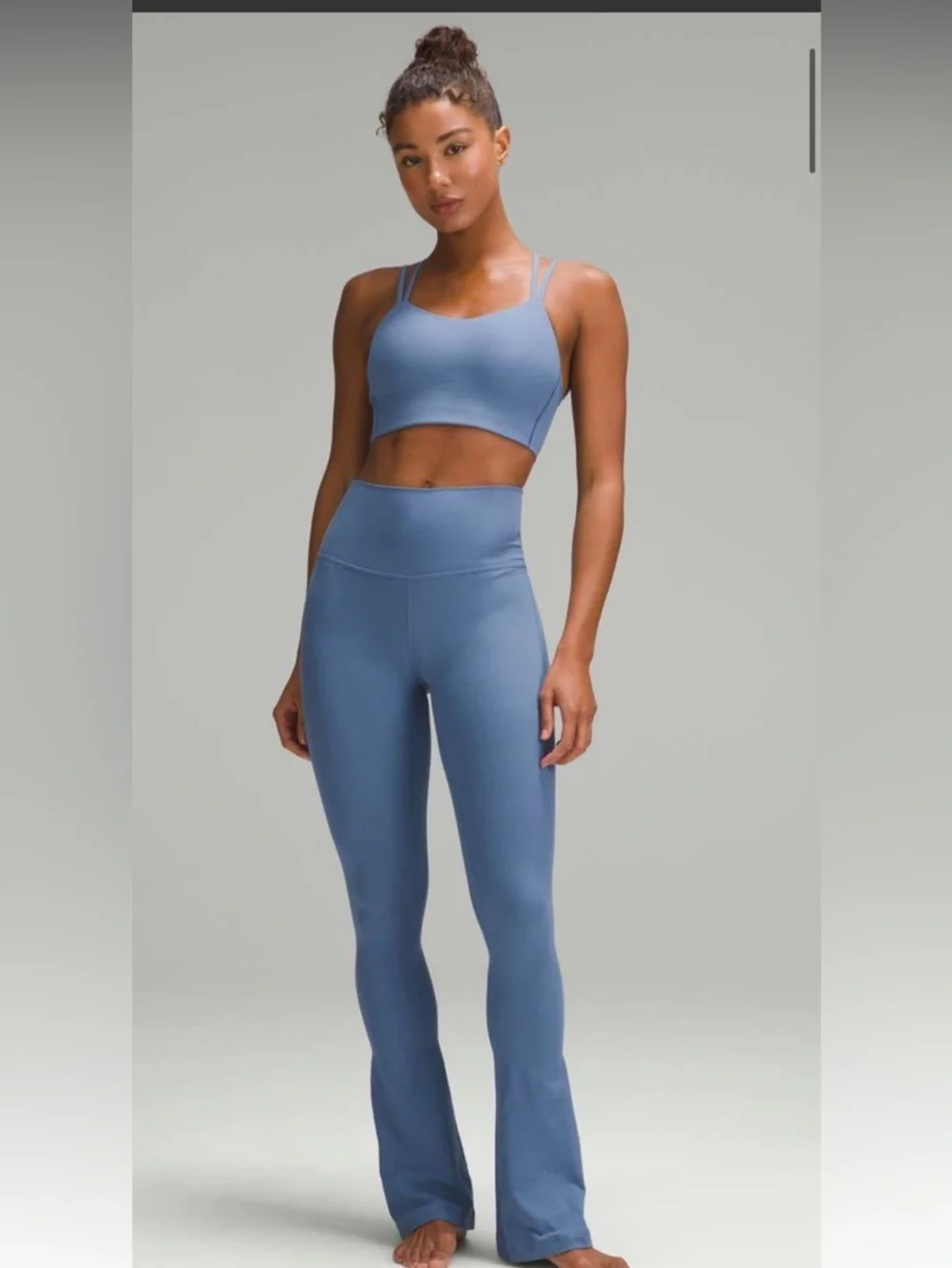Lululemon Align High-Rise Ribbed Mini-Flare Pant *Regular Oasis Blue Size 4 NWOT